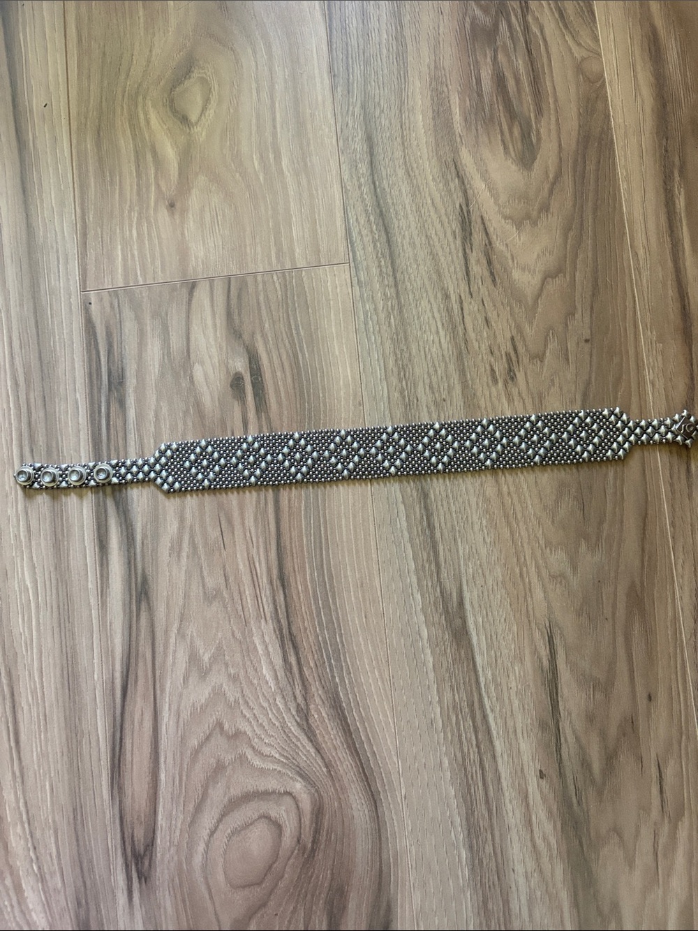 Silver-Tone Beaded Statement Bracelet - Women Accessories